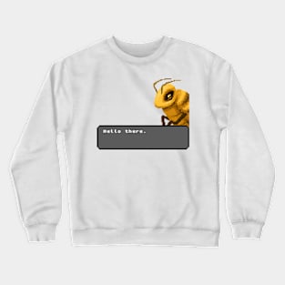 Talking to the Bees in pixel art Crewneck Sweatshirt